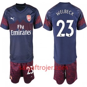 Arsenal Fodboldtrøjer Danny Welbeck 23 Børn Udebanesæt 2018/19 Kort ærmer